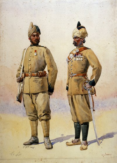 Soldiers of the Frontier Force, illustration from 